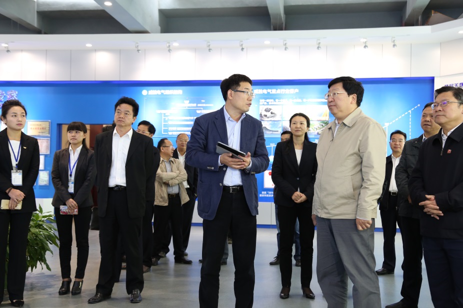 湖南省委常委、省人民政府常務副省長陳向群一行蒞臨威勝電氣產業(yè)園