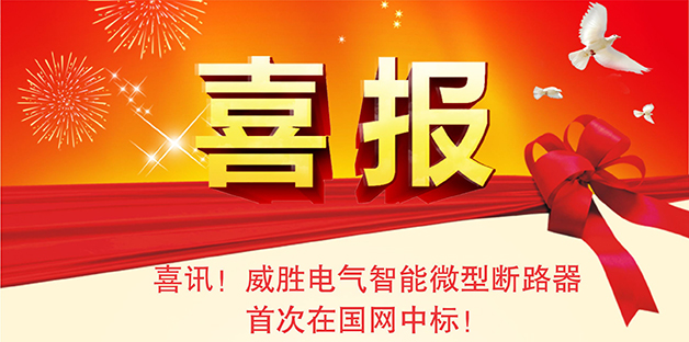 喜報(bào)——威勝電氣智能微型斷路器首次在國(guó)網(wǎng)中標(biāo)！